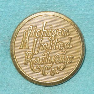 Pattern #09654 – MICHIGAN UNITED RAILWAYS CO.