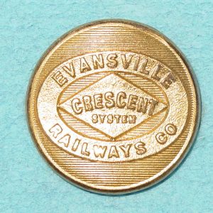 Pattern #10118 – EVANSVILLE RAILWAYS CO. CRESCENT SYSTEM