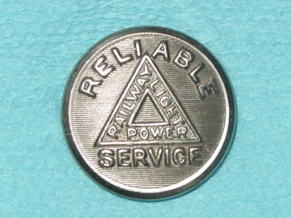 Pattern #11378 - RELIABLE SERVICE  RAILWAY-LIGHT-POWER