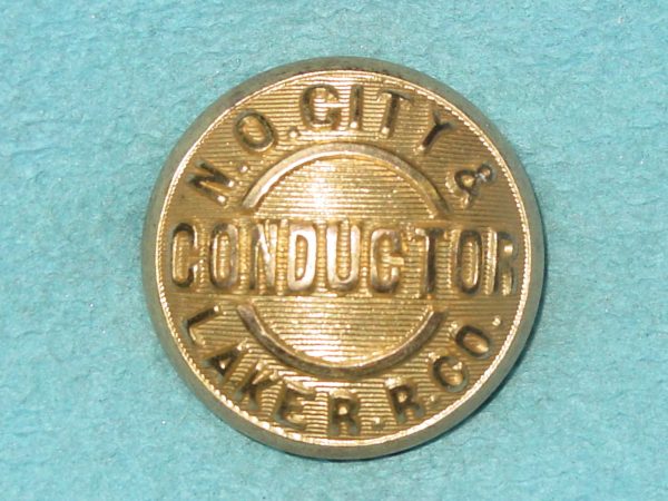 Pattern #04485 - N.O.CITY & LAKE R.R.CO. Conductor