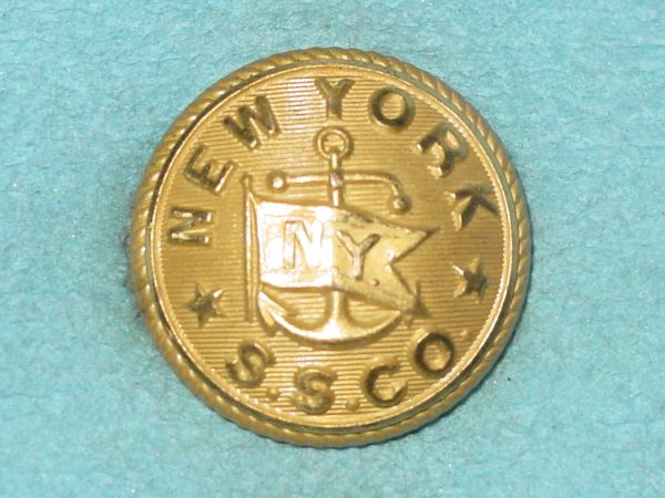 Pattern #04773 - NEW YORK S.S.CO. (w/  flag & Anchor)