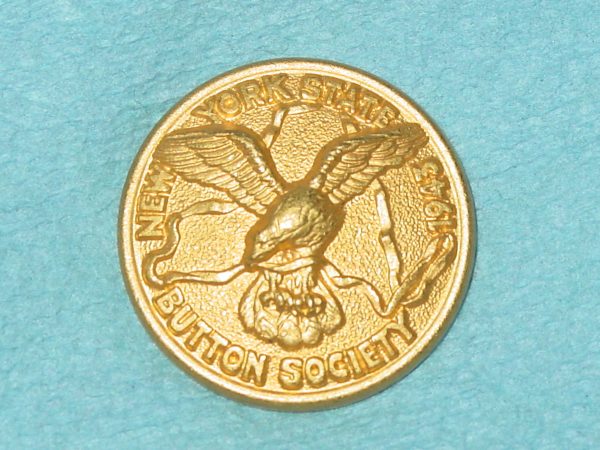 Pattern #16434 - NEW YORK STATE Button SOCIETY 1943  (Eagle w/  RIBBon)