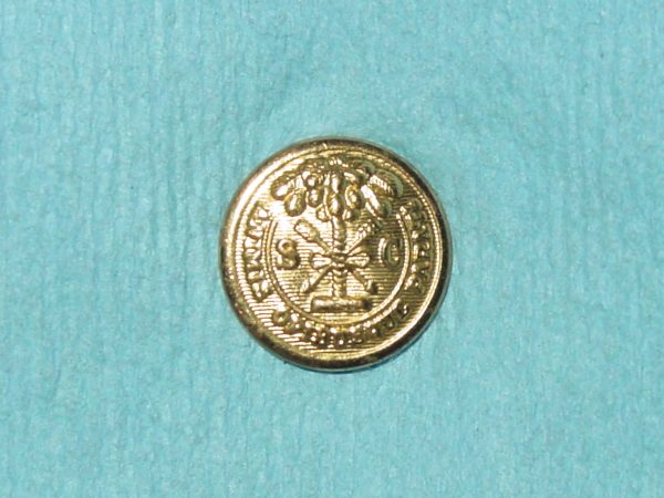 Pattern #16520 - SOUTH  CAROLINA State Seal COLLAR STUD  (S C & PALM TREE)  USED FOR CITADEL