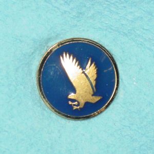 Pattern #17284 – Eagle, Landing (w/ Blue Enamel)