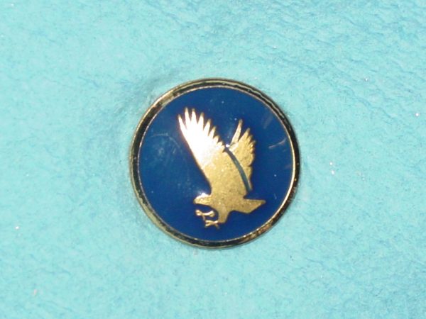 Pattern #17284 - Eagle, Landing (w/ Blue Enamel)