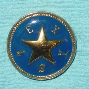 Pattern #17421 – Texas State Seal (w/ blue enamel)