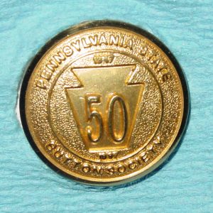 Pattern #17464 – PENNSYLVANIA STATE Button SOCIETY  50TH 1947-1997