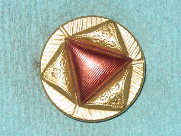 Pattern #25360 - Triangular Pattern w/ RED Enamel in Center