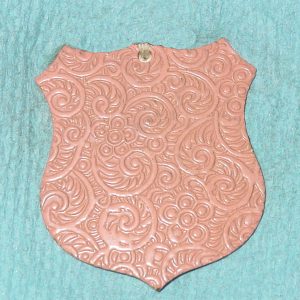 Pattern #28374 – Shield w/ Pink Enamel