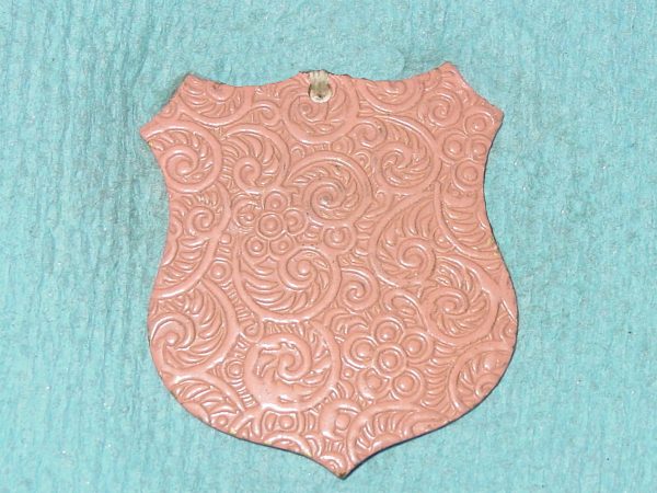 Pattern #28374 - Shield w/ Pink Enamel