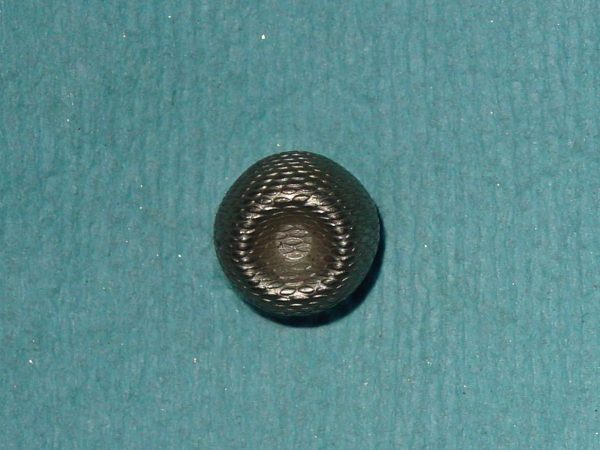 Pattern #28525 - Concaved center ball button w/ speckled pattern